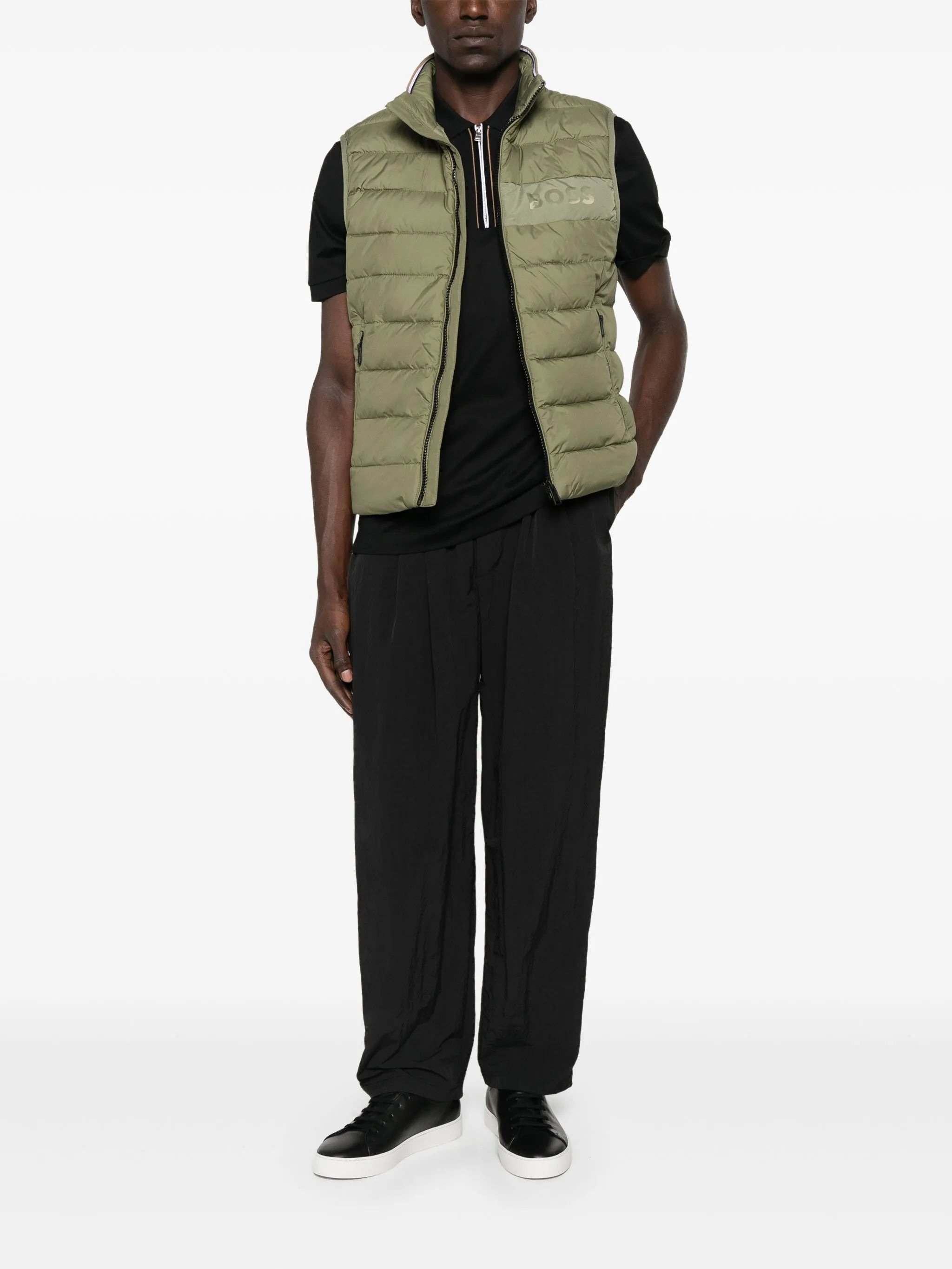 Boss Quilted Panelled Gilet - 5