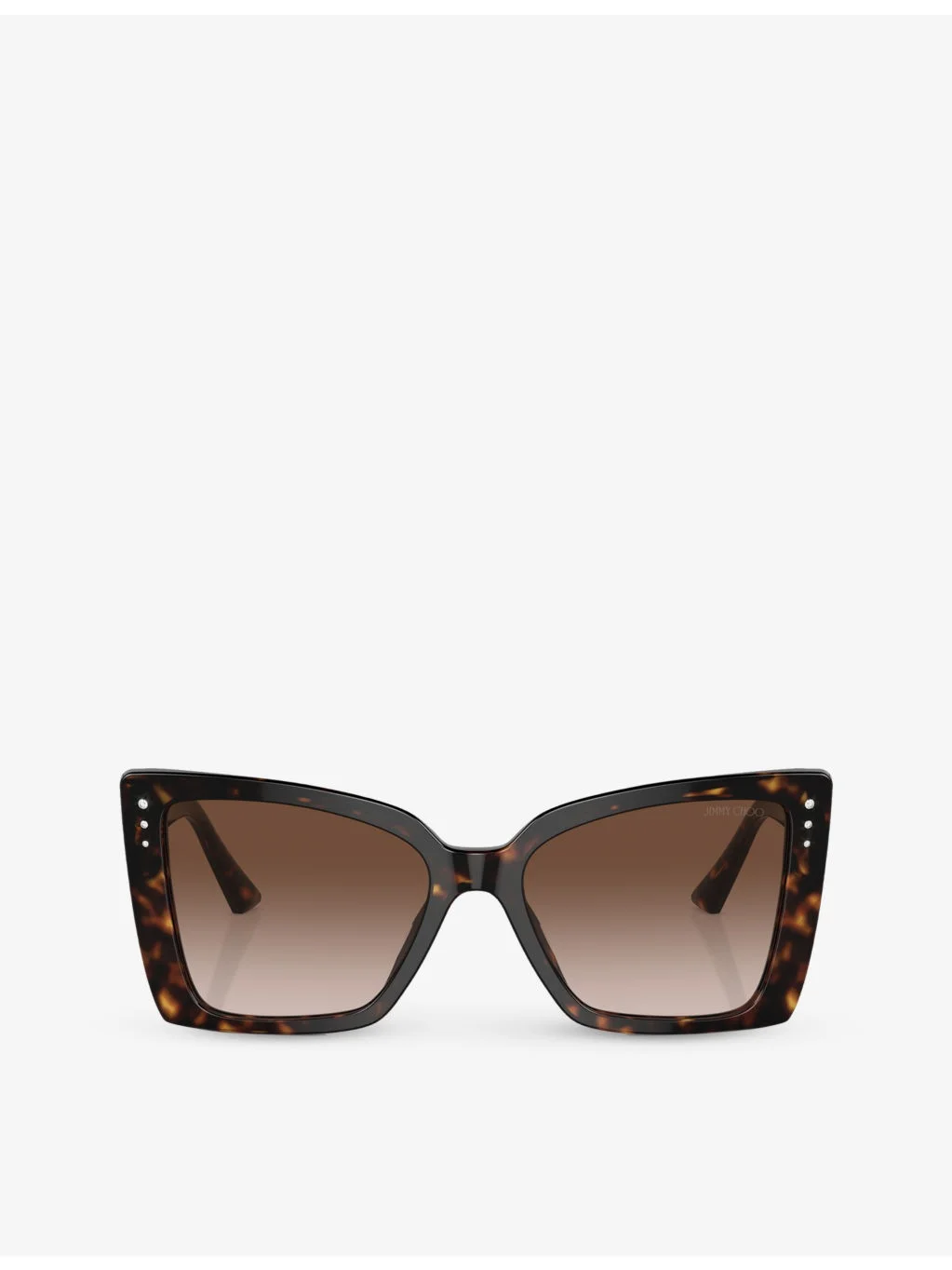 JC5001B square-frame tortoiseshell acetate sunglasses - 1