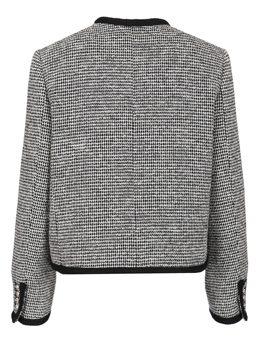 Boucle Tweed Jacket Jackets Grey - 2