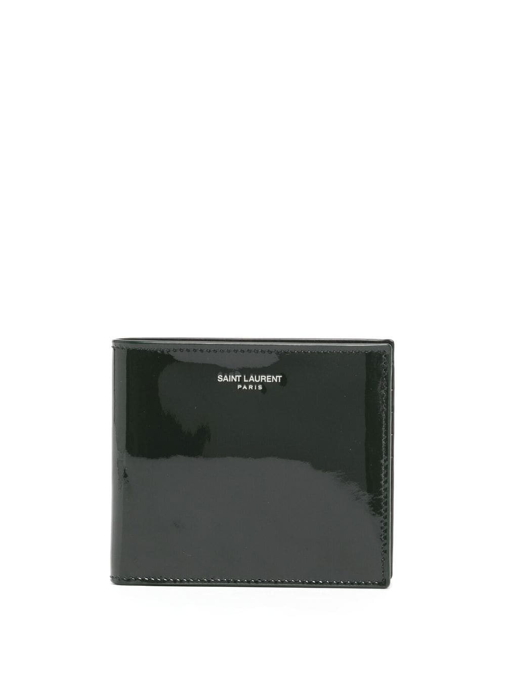 bi-fold patent leather wallet - 1