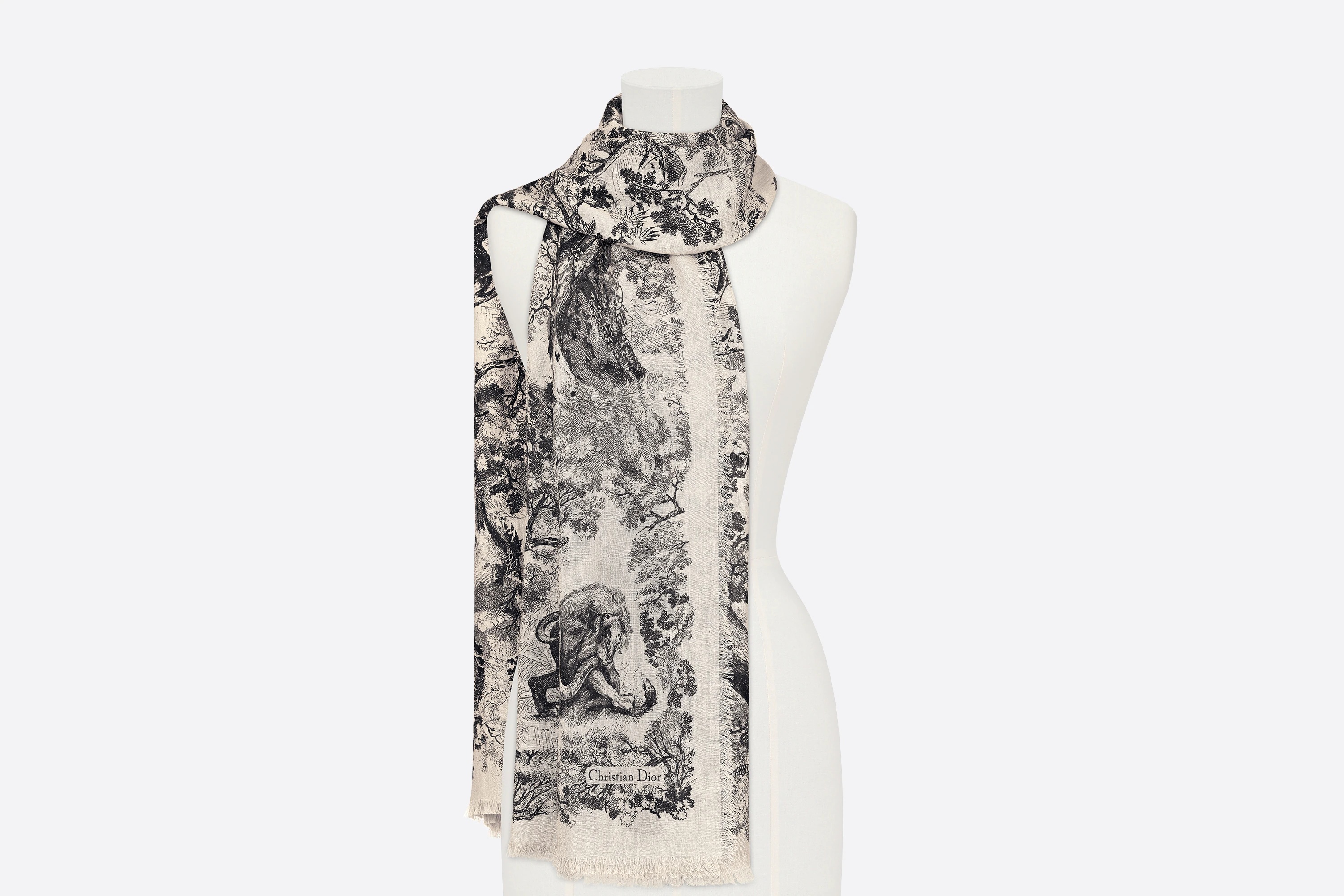 Toile de Jouy Stole - 4