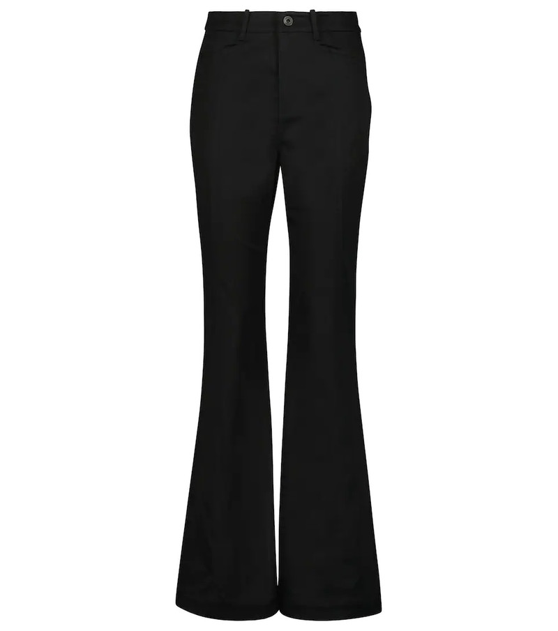 White Label high-rise flared pants 1