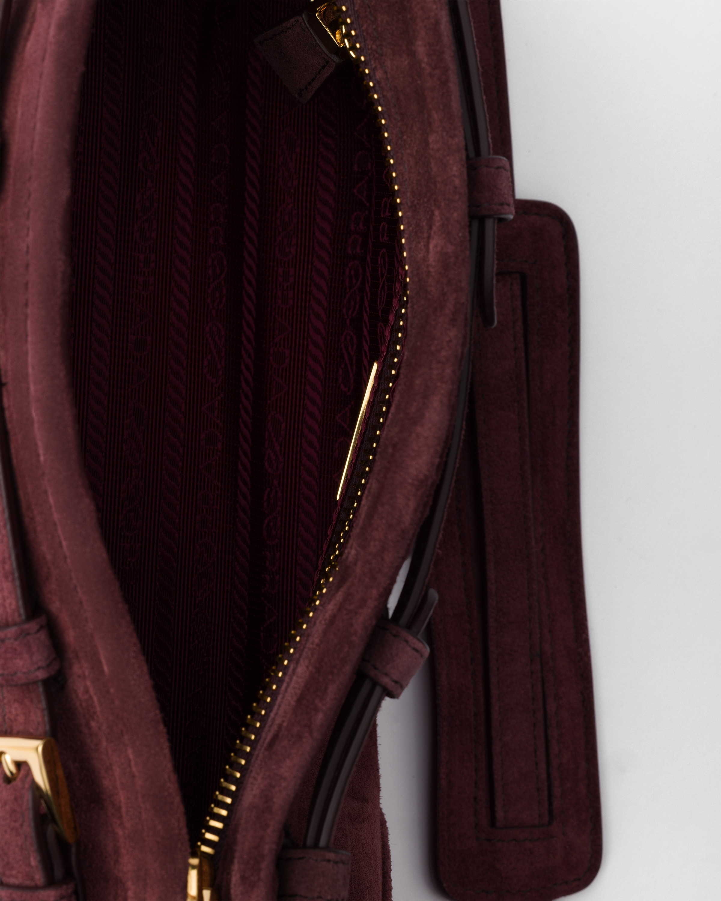 Small Prada Bonnie suede shoulder bag - 4