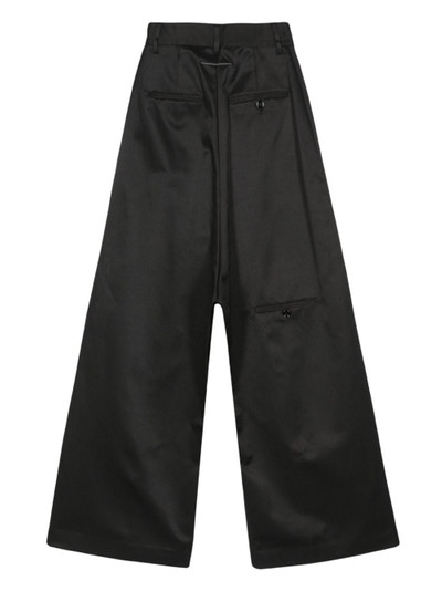 MM6 Maison Margiela drop-crotch wide-leg trousers outlook