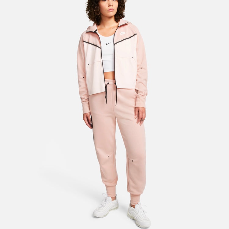 (WMNS) Nike Casual Sports Hooded Jacket 'Pink' CW4299-601 - 2