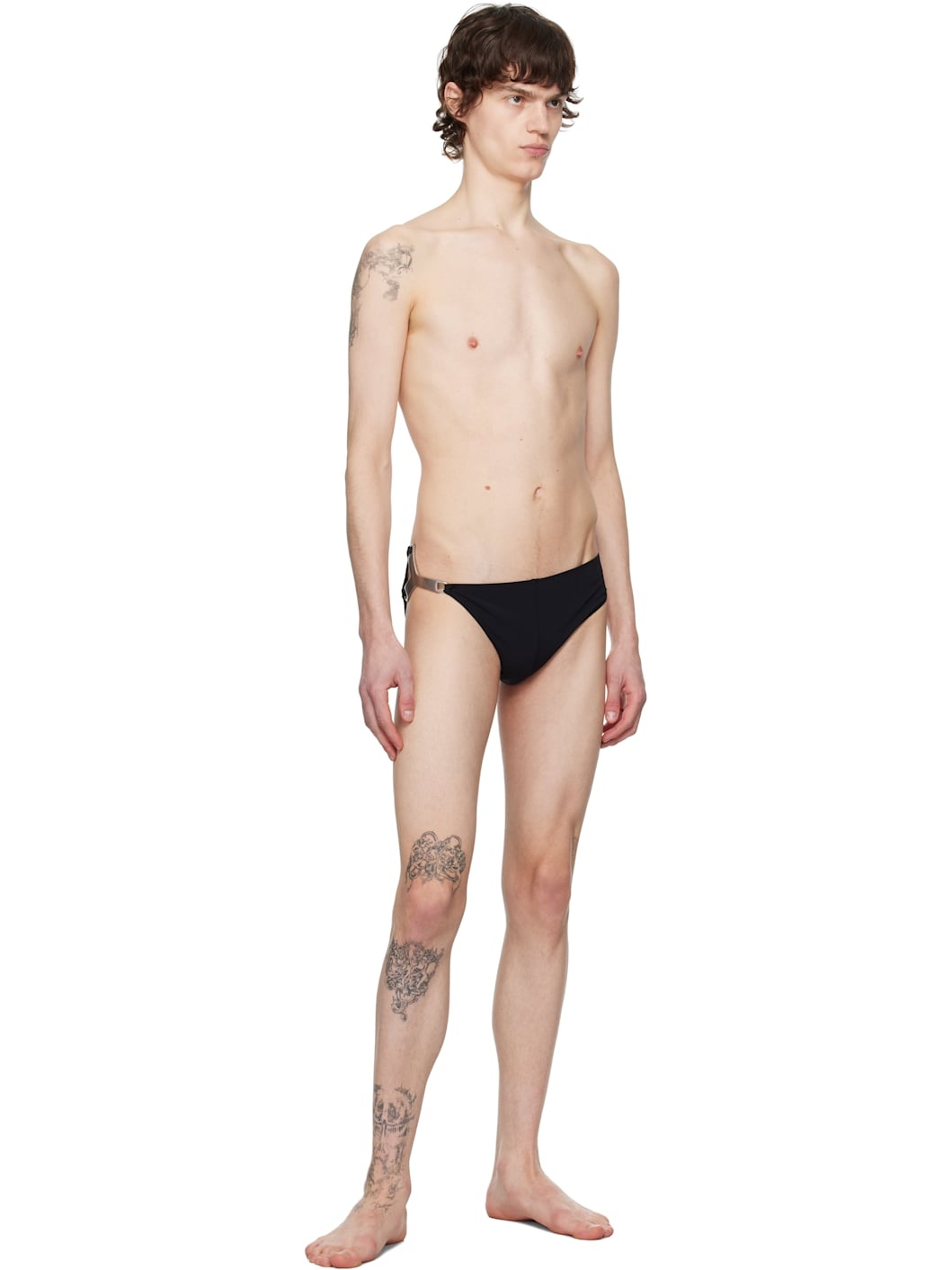 Black Hollywood Hydra Swim Briefs - 4
