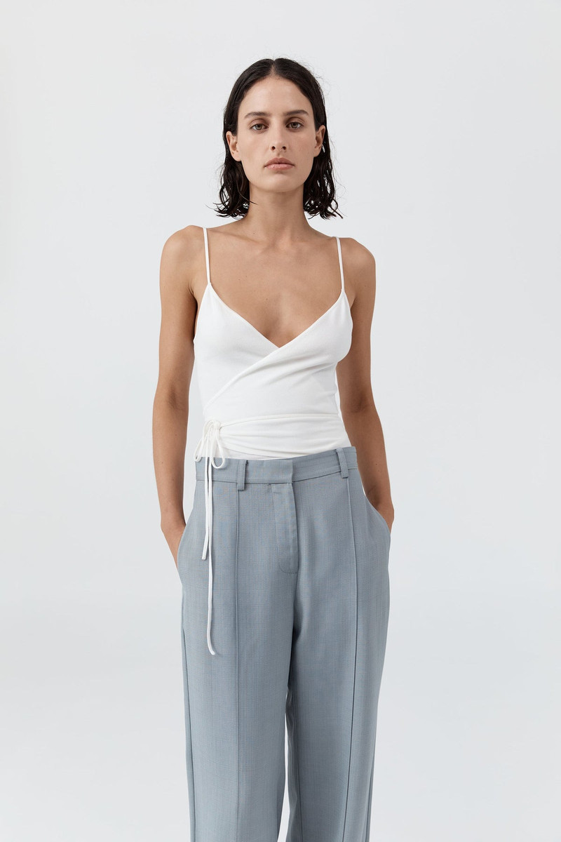 Ballerina Wrap Knit Top - Off White 4