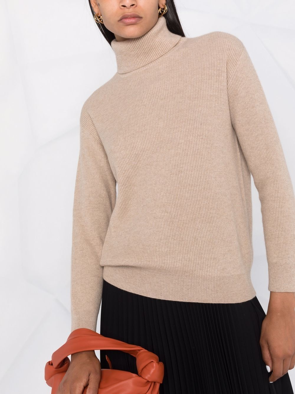 turtleneck cashmere jumper - 5