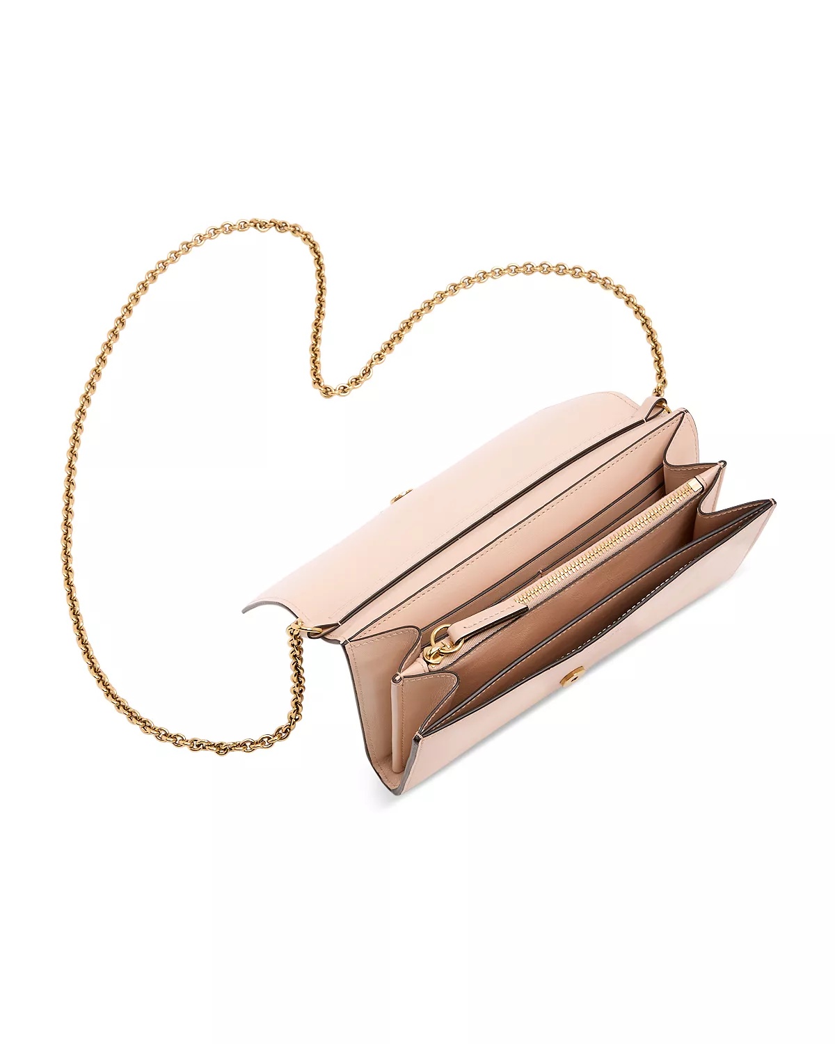 Iconic Leather Flap Wallet On Chain - 3