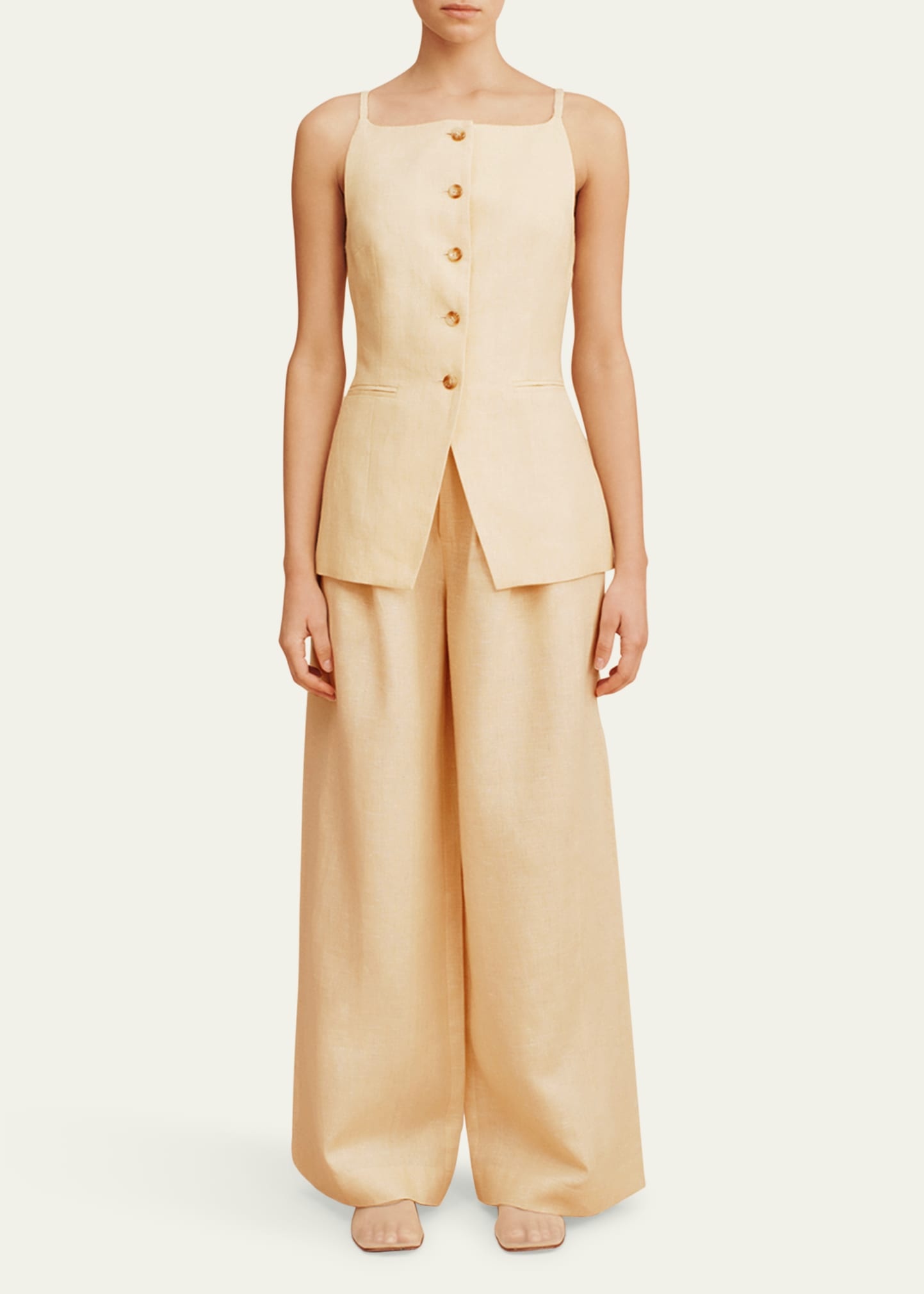 Nancy Linen Gilet - 2