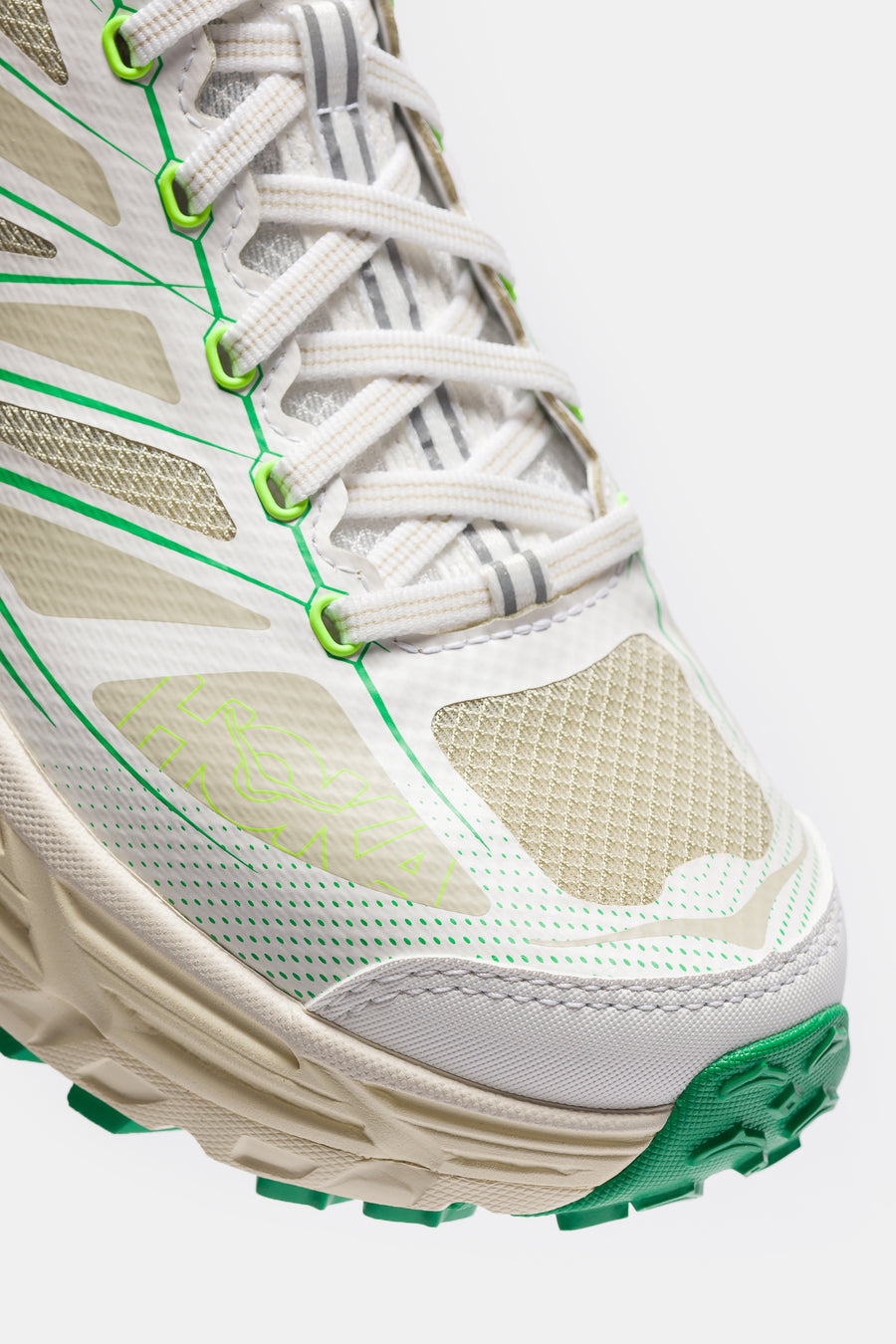 Mafate Speed 2 Sneaker in White/ Fresh Cut Grass - 6