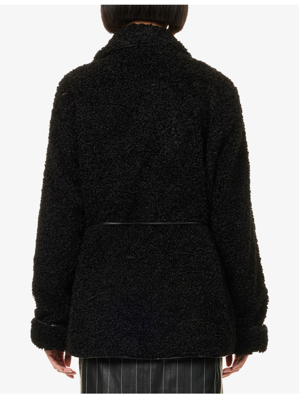 Kimia Tie-Waist Faux-Fur Jacket - 4