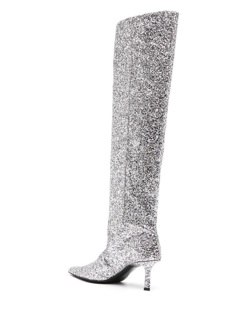 Viola 60mm glitter long boots - 3