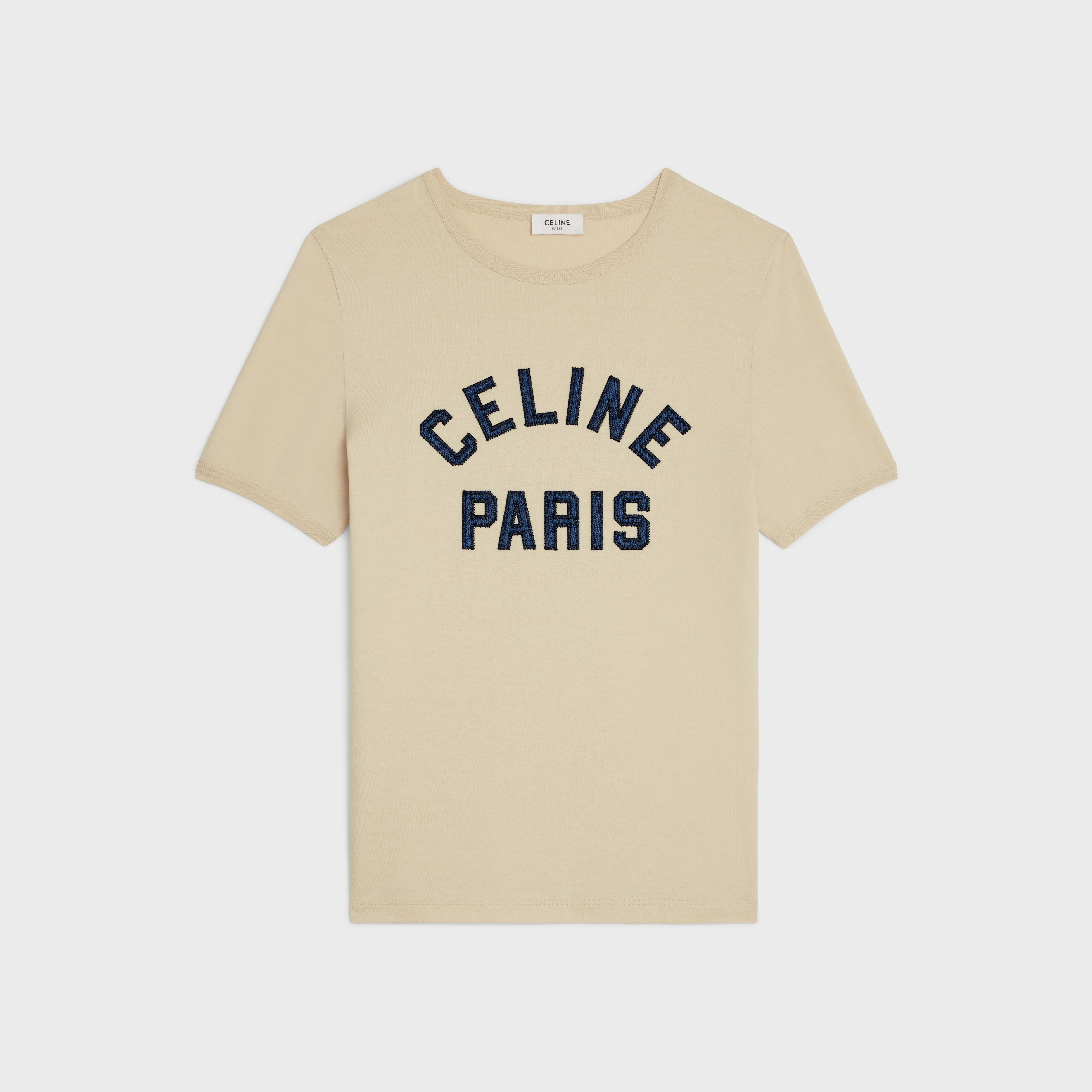 CELINE | CELINE PARIS 70’S T-SHIRT IN COTTON JERSEY CELINE Paris 70s T-shirt in Cotton Jersey - POIZON