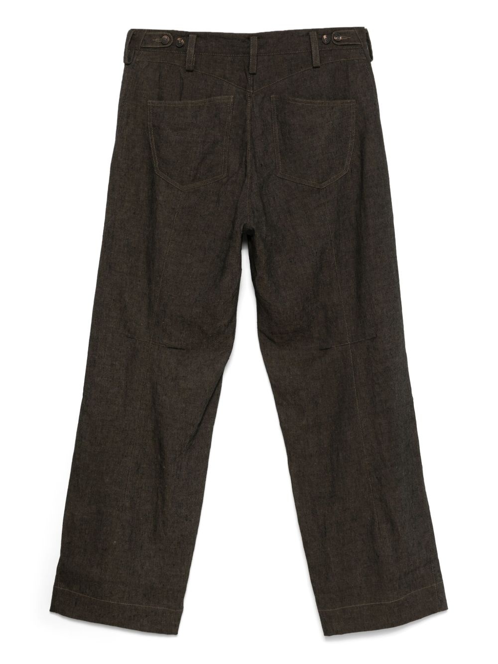pleat-detail trousers - 2