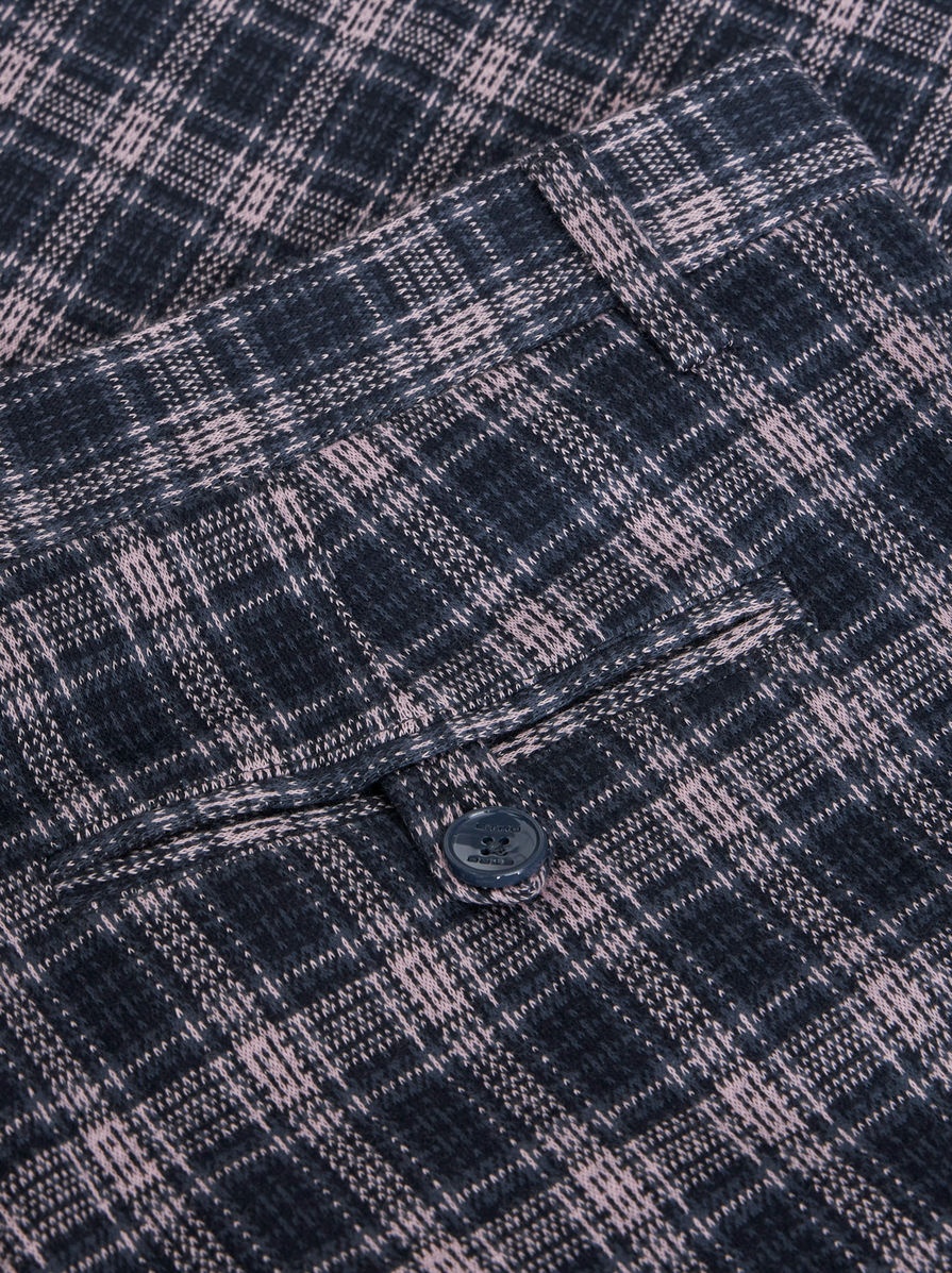 CHECK COTTON TROUSERS - 6