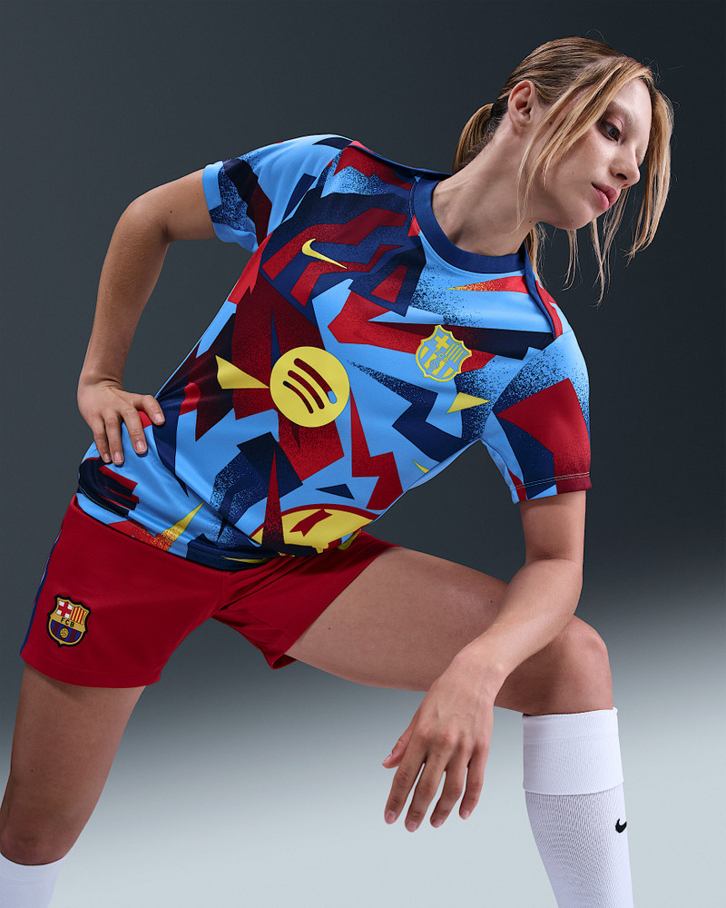 FC Barcelona Academy Pro Fourth Women's Nike Dri-FIT Soccer Pre-Match Top 3