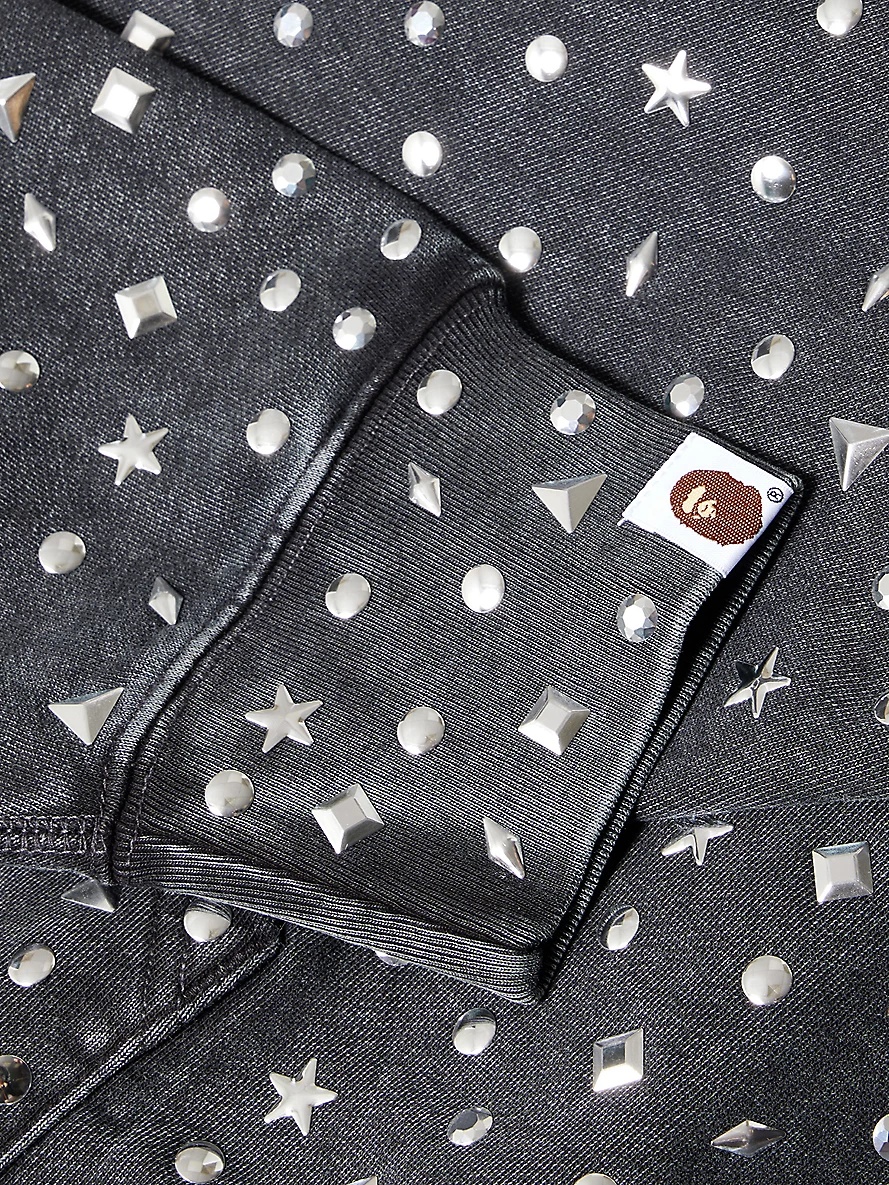 Studded Kangaroo-Pocket Cotton-Jersey Hoody - 6