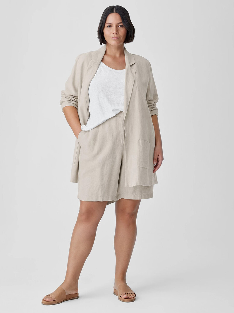 Organic Linen Shorts 6