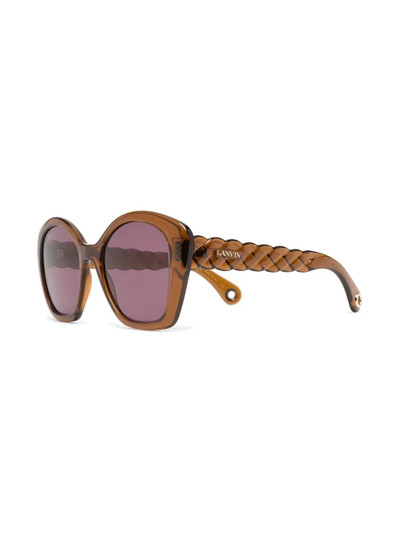 Lanvin tinted oversize-frame sunglasses outlook