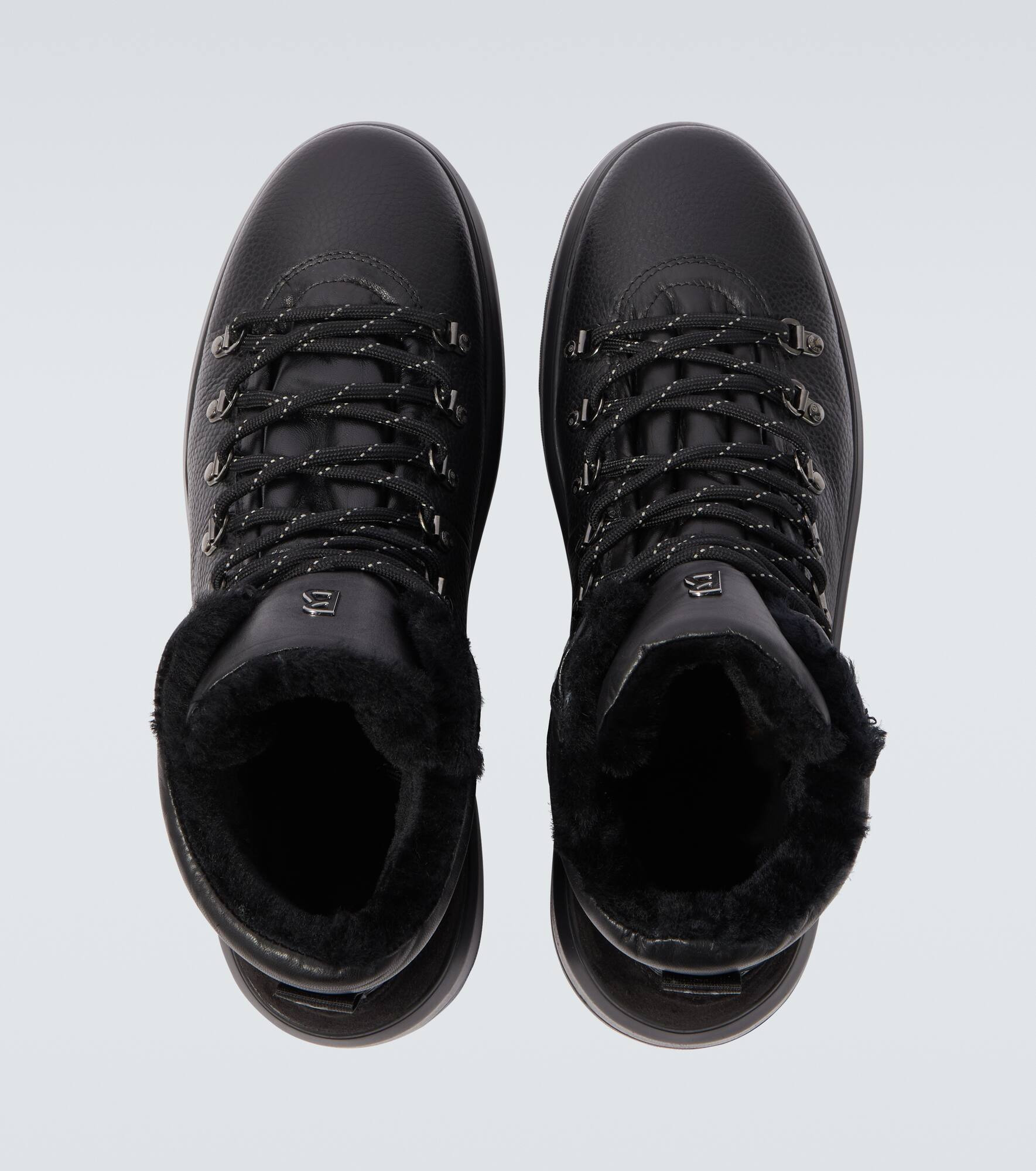 Antwerp leather high-top sneakers - 4