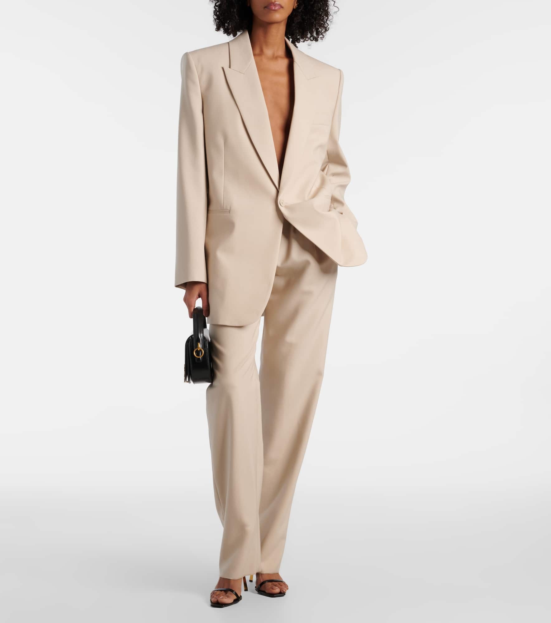 Wool straight pants - 2