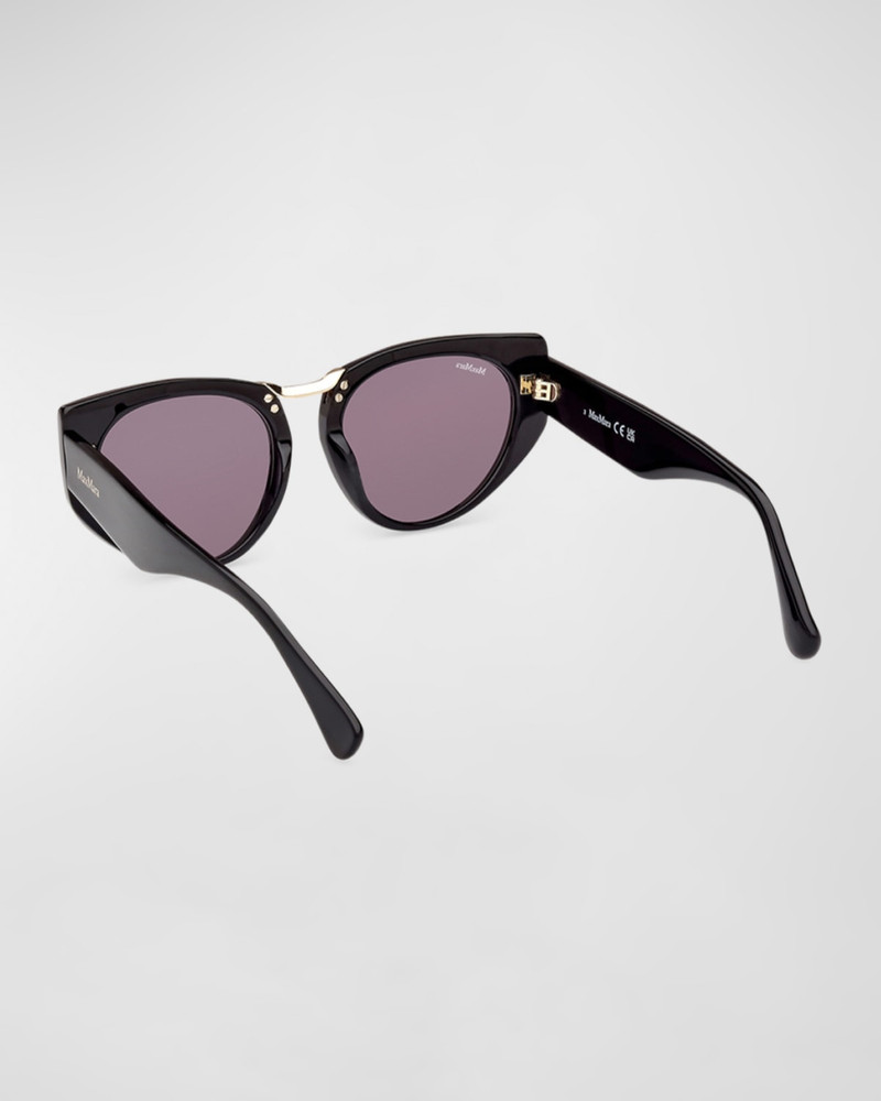 Max Mara Bridge1 Acetate Cat-Eye Sunglasses outlook