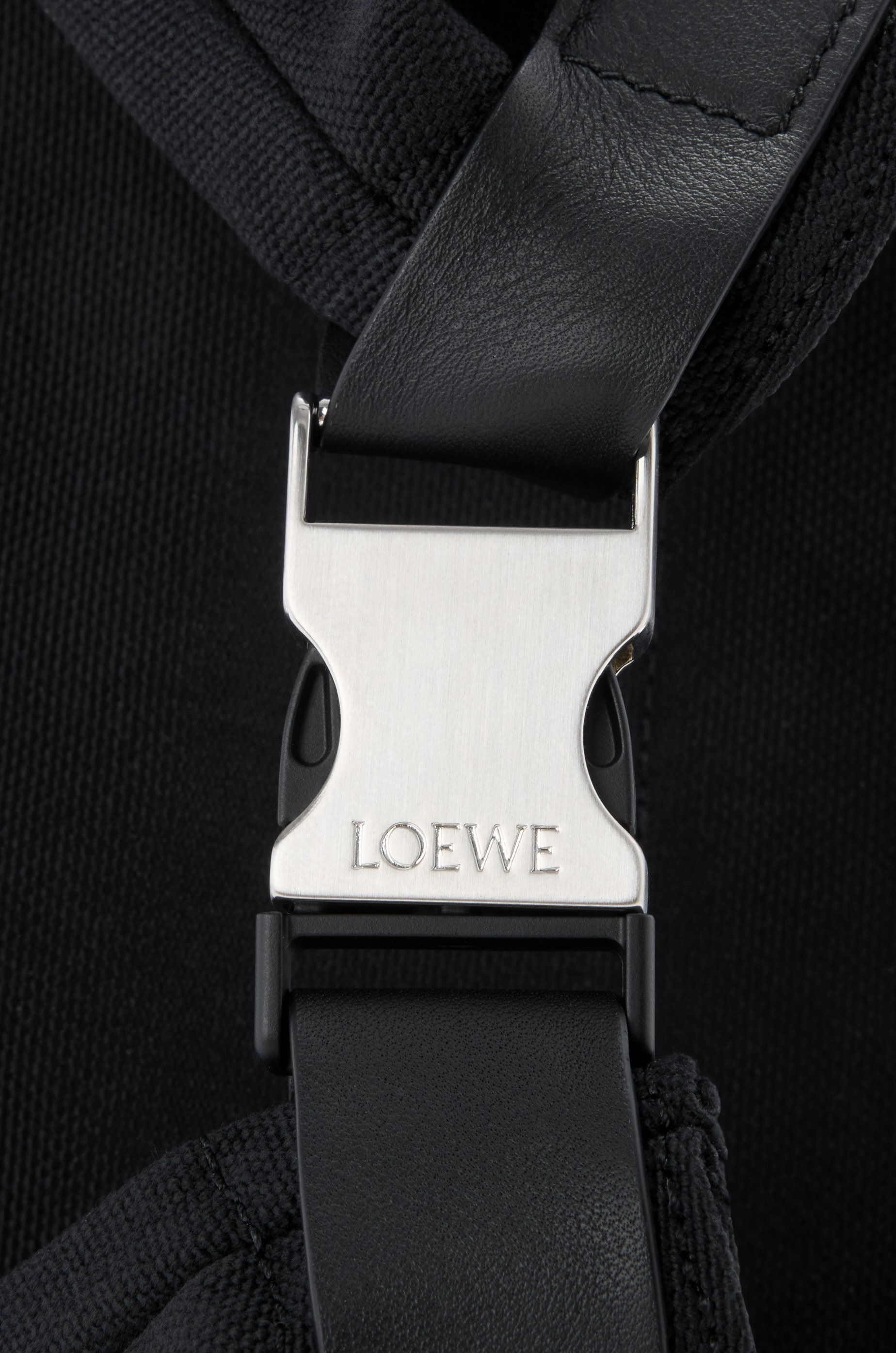 Flex roll-top backpack in canvas and brushed suede - 6