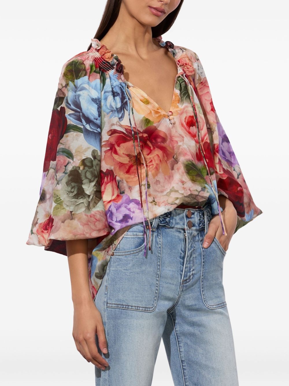 ruffled blouse - 4