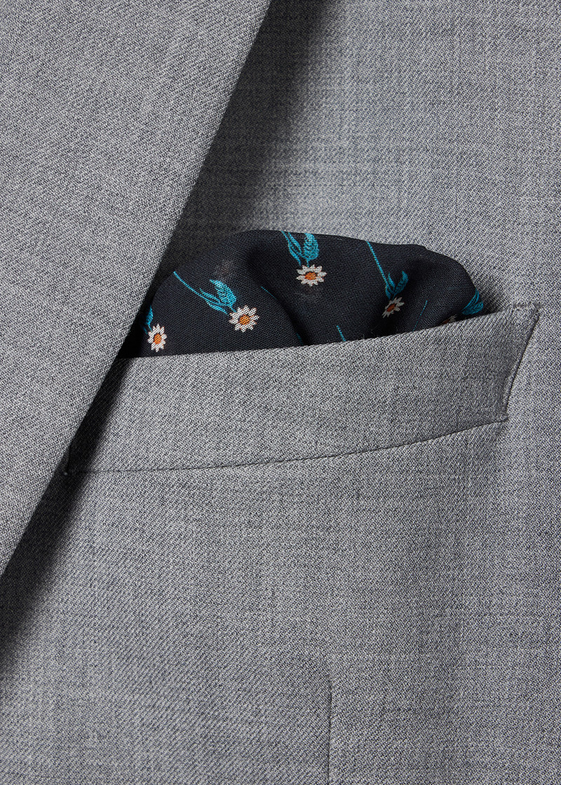 Ditsy Floral Cotton Pocket Square 4