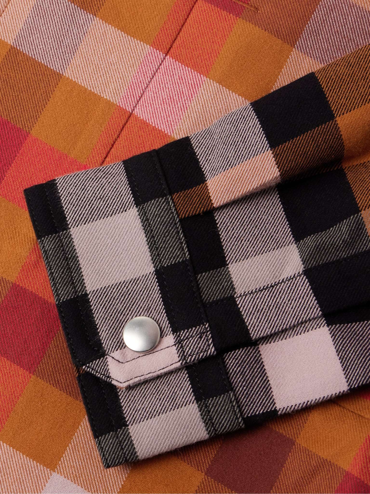 Checked Cotton-Flannel Shirt - 3