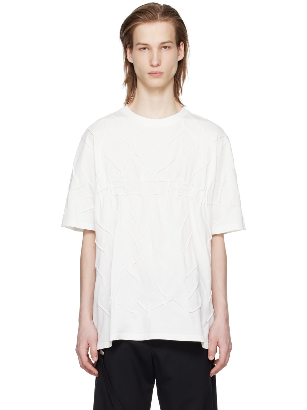 White Quadratic T-Shirt - 1
