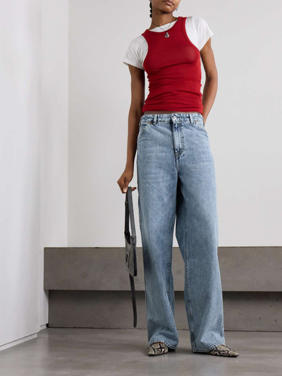 Our Legacy Trade mid-rise wide-leg jeans outlook