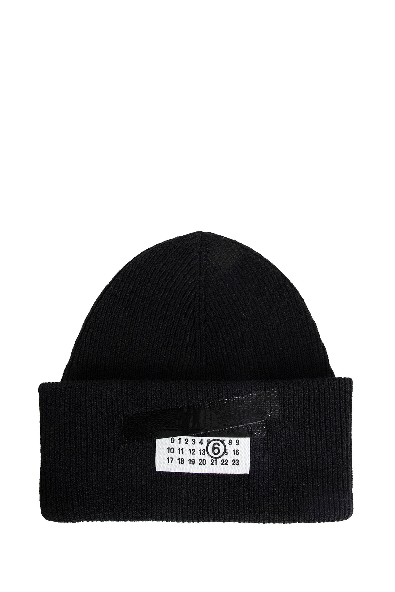 Taped-Label-Wool-Beanie - 1