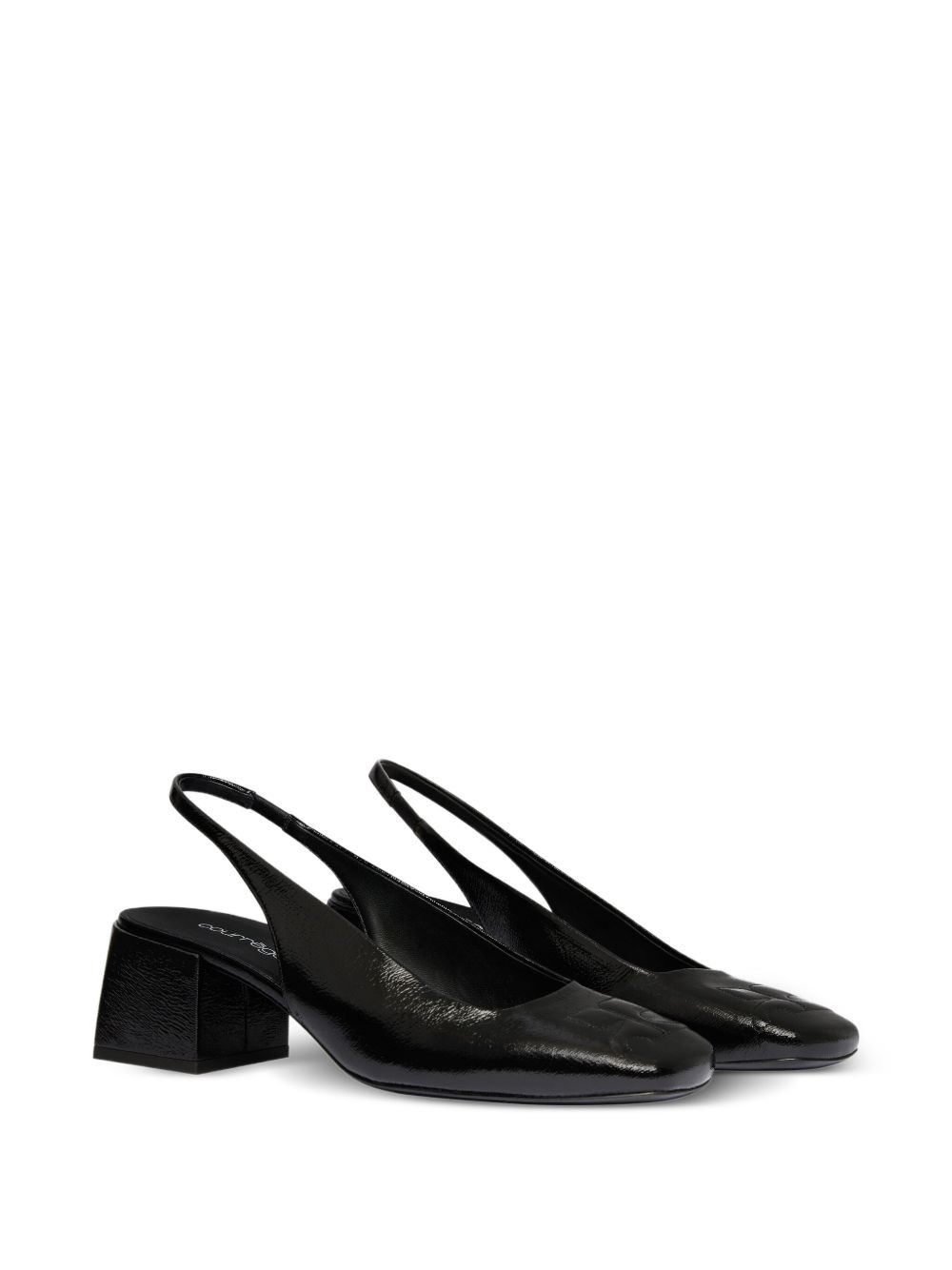 55mm block-heel slingback pumps - 2