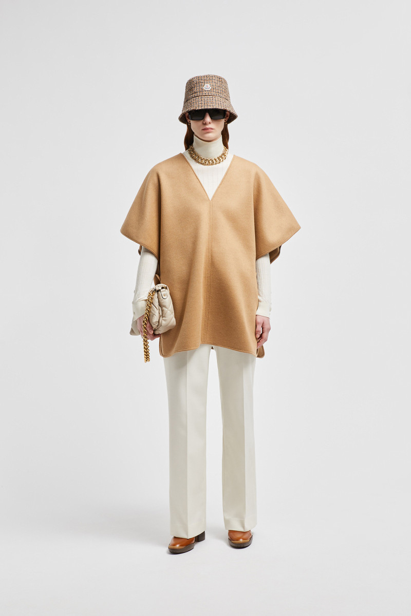 Moncler Wool & Nylon Cape outlook