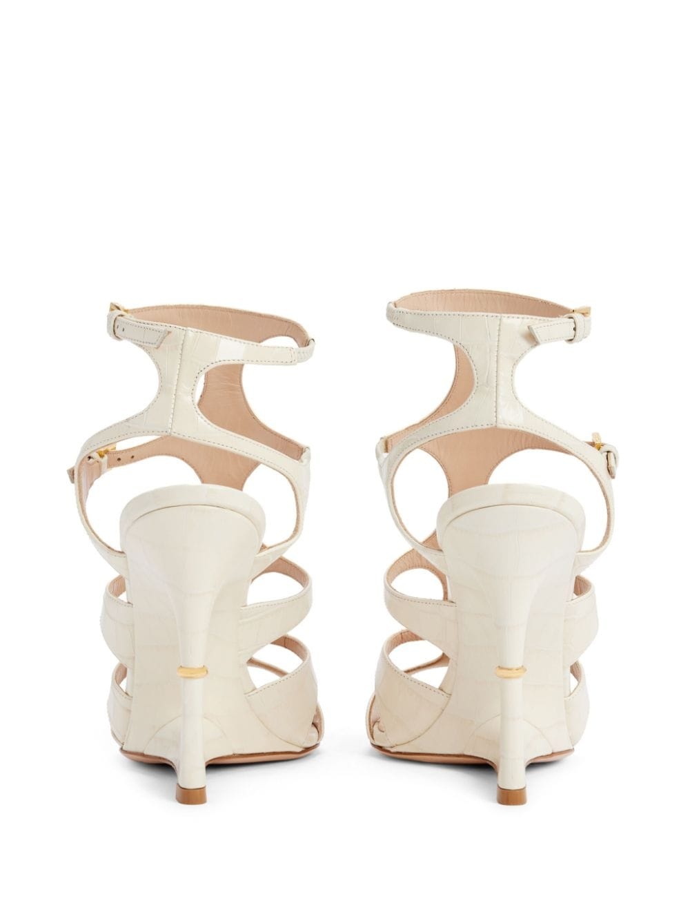 105mm leather sandals - 3