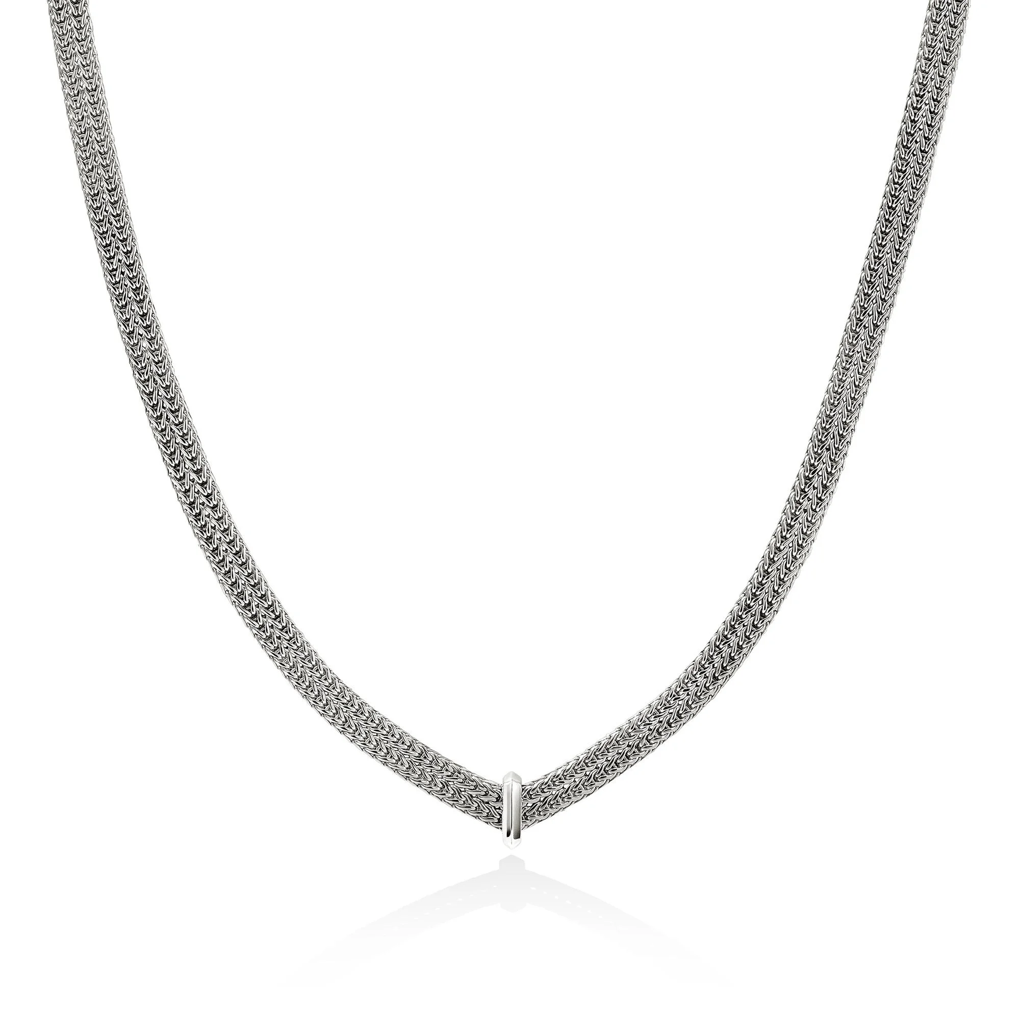 Icon Link Necklace, Sterling Silver, 6MM - 1