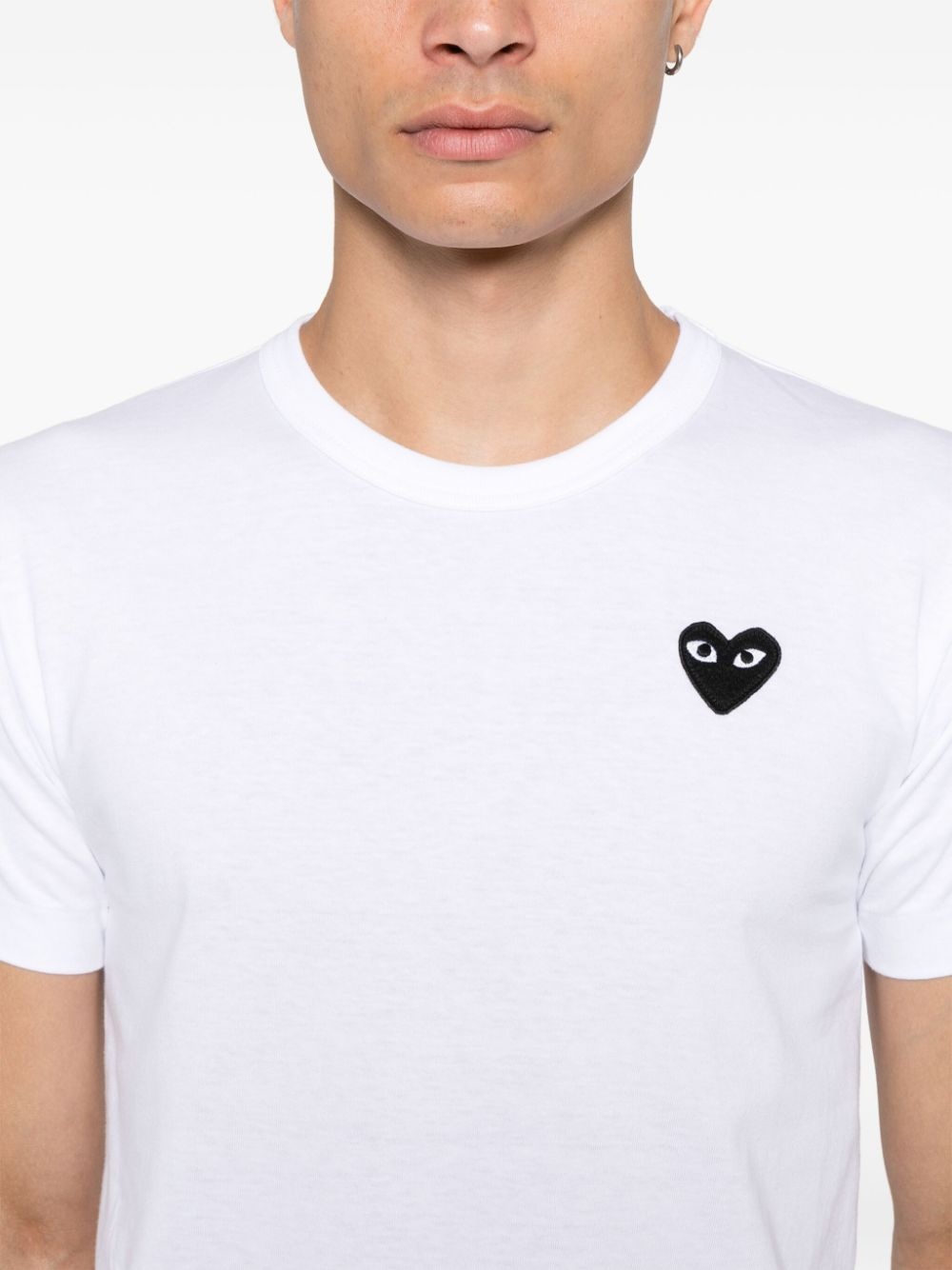 heart-patch T-shirt - 5