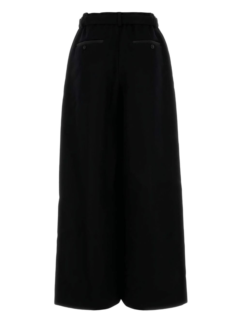 wool palazzo pants - 2