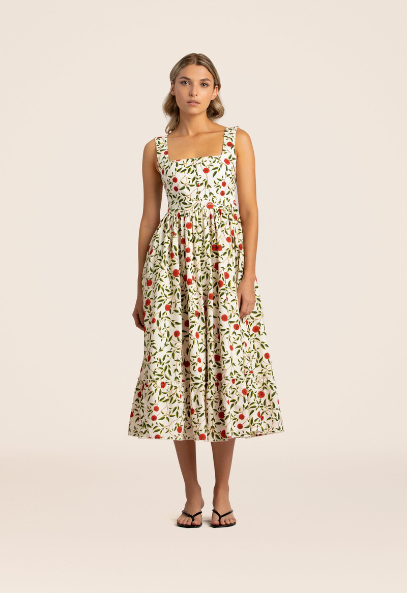 Melon Hedera Midi Dress 4