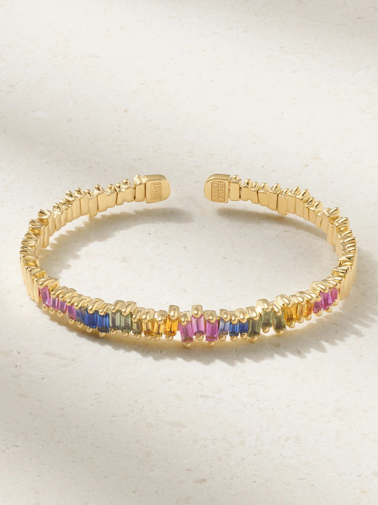 18-karat Gold Sapphire Cuff - 1