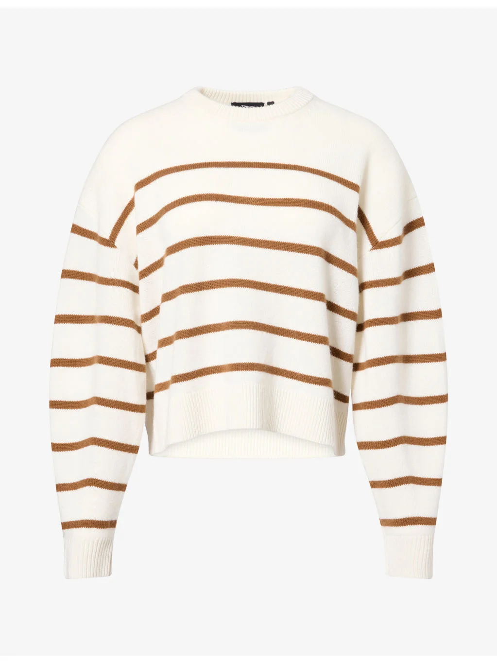 Striped Crewneck Cashmere Jumper - 1