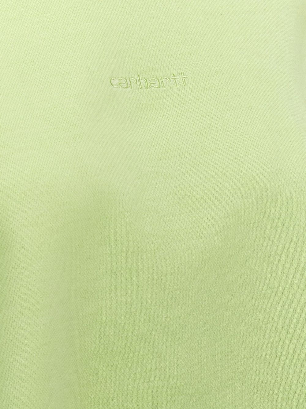 logo-embroidered sweatshirt - 3