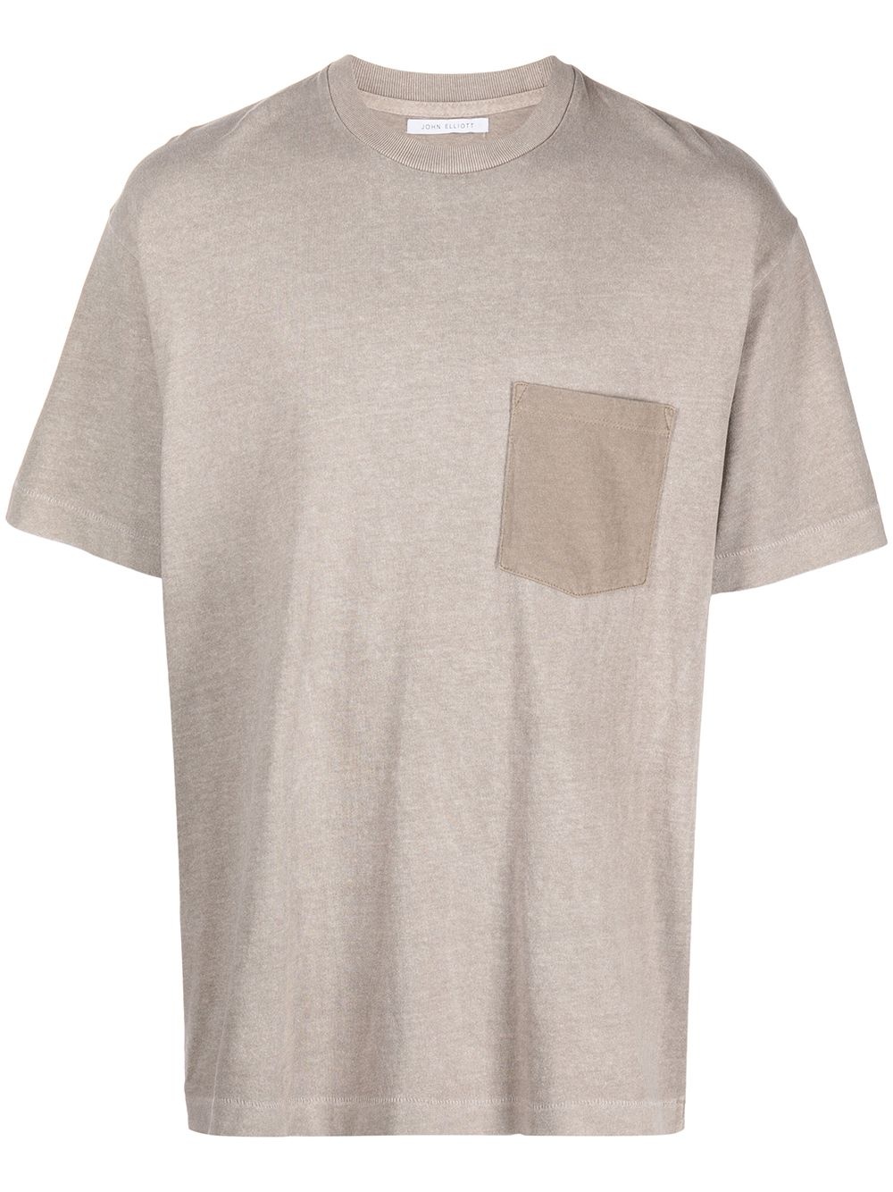 chest-pocket fitted T-shirt - 1