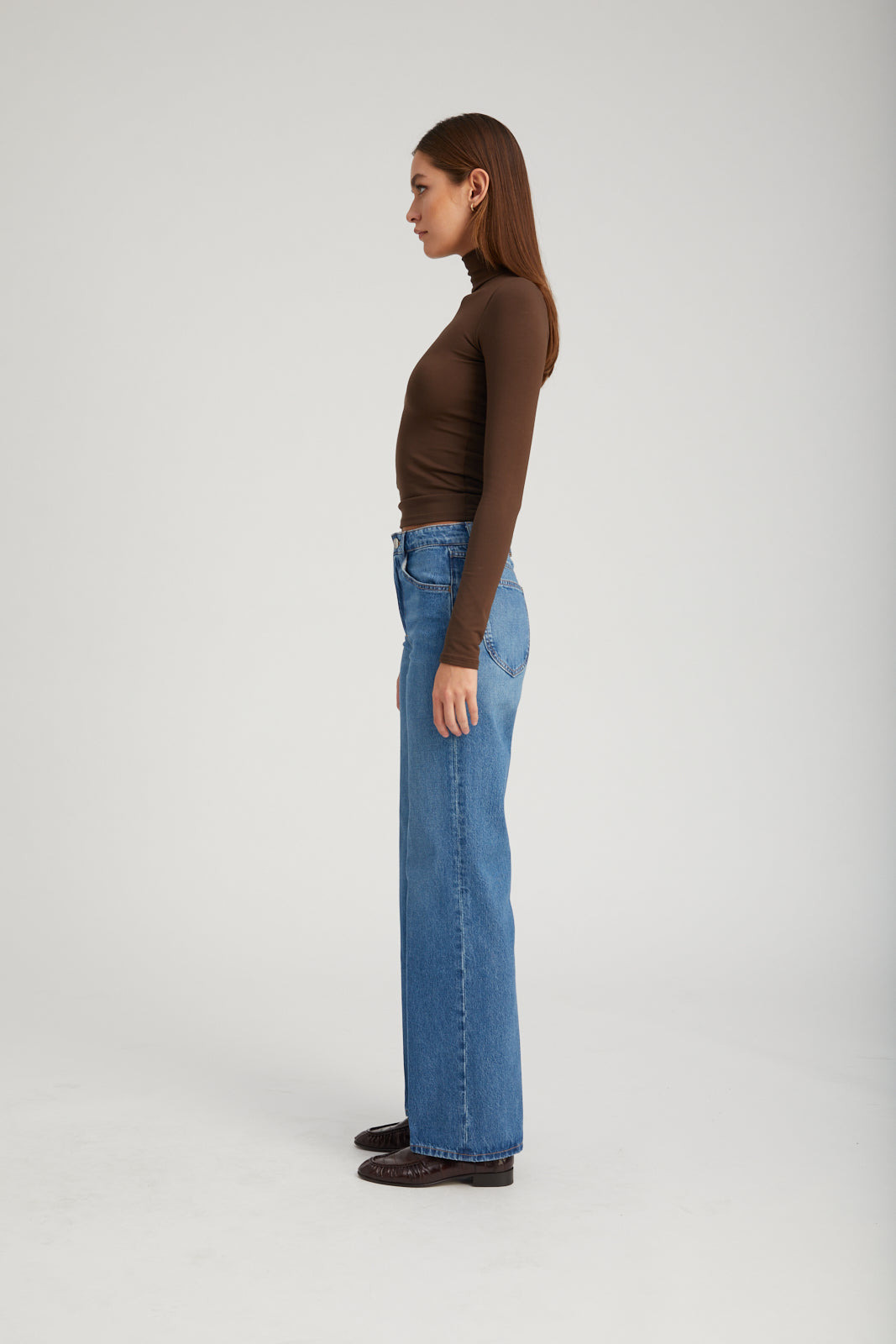 DARK CHOCOLATE CITY LONG SLEEVE TURTLENECK - 3