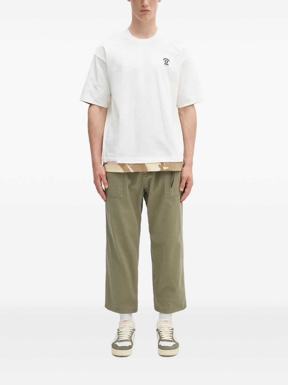 belted side-pocket trousers - 2