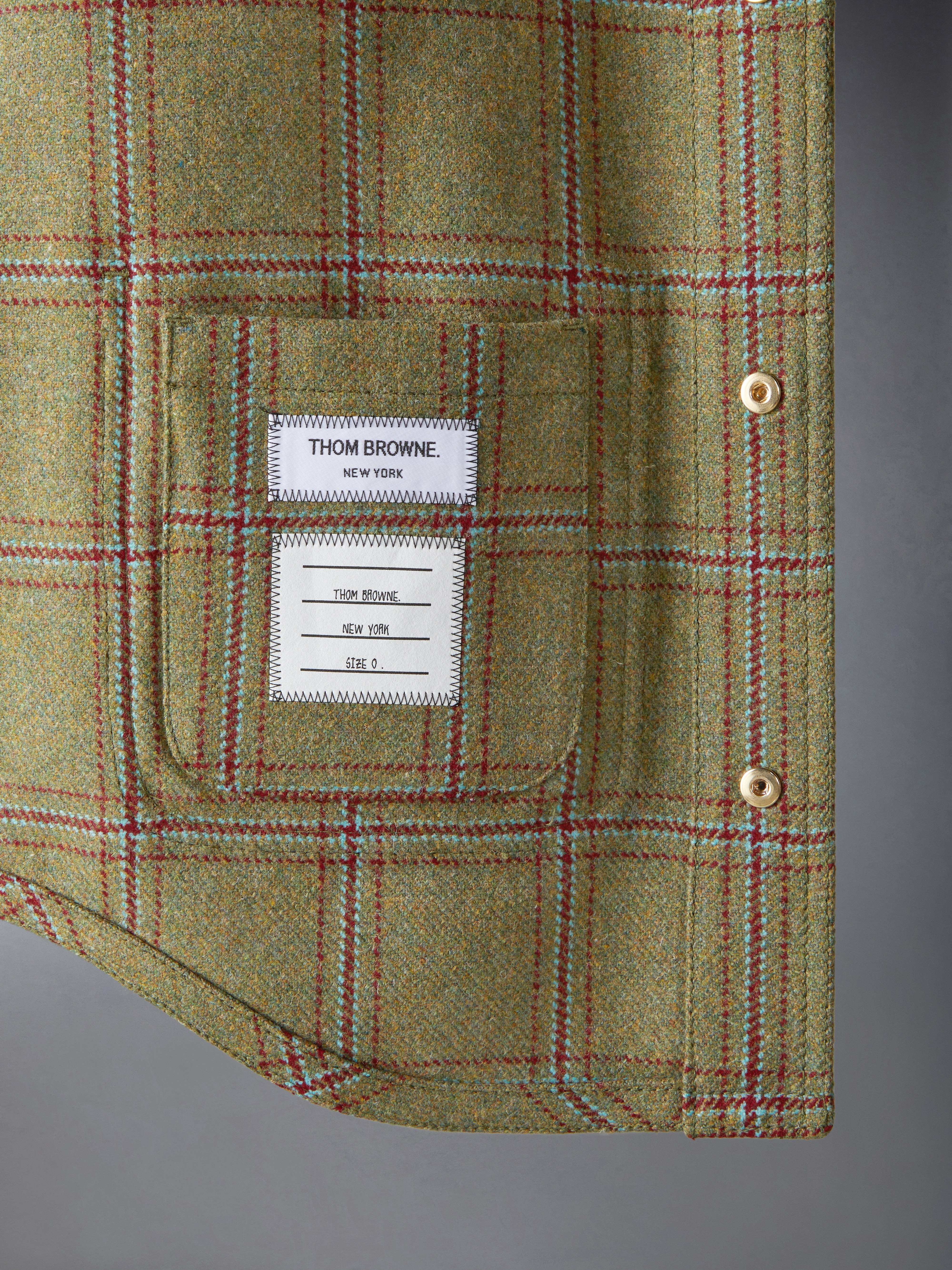 HUNTING TWEED ARMBAND UTILITY JACKET - 5