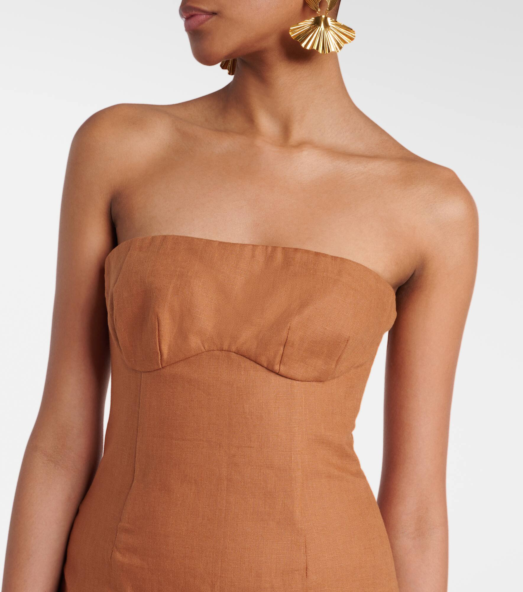 Evalita linen maxi dress - 4