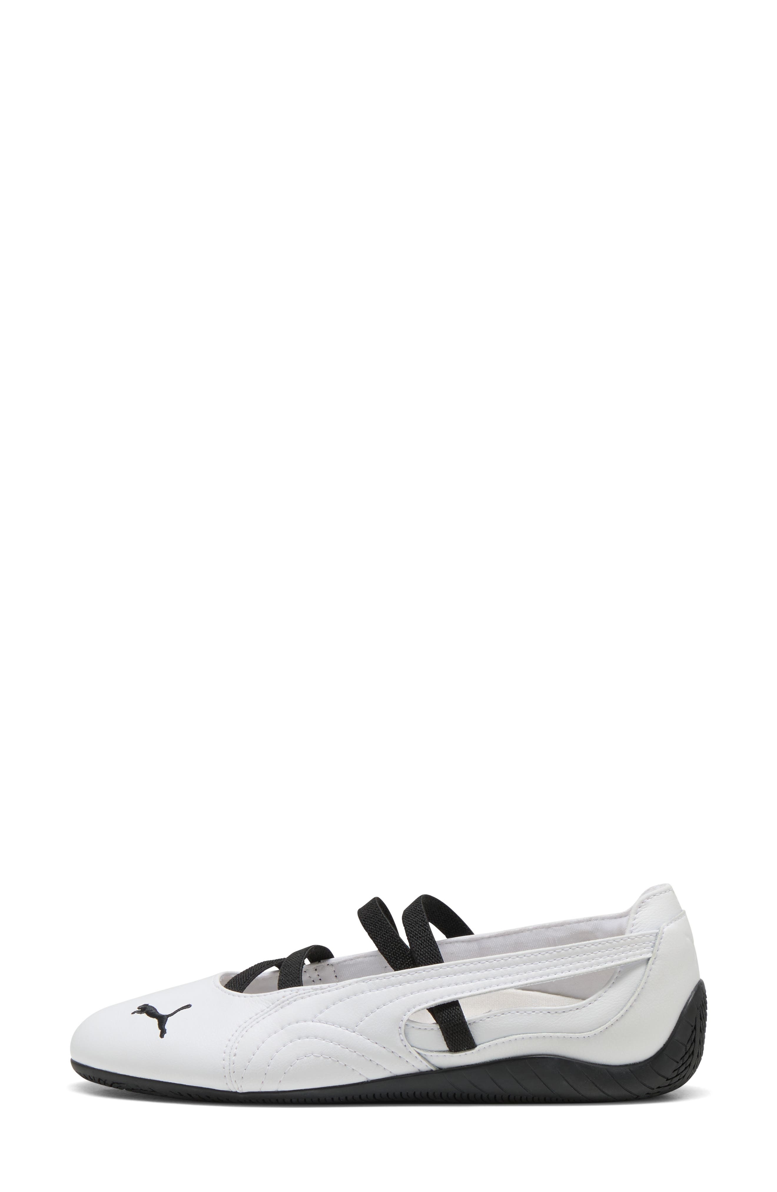 PUMA Speedcat Ballet Sneaker in Puma White/Puma White/Black at Nordstrom - 8